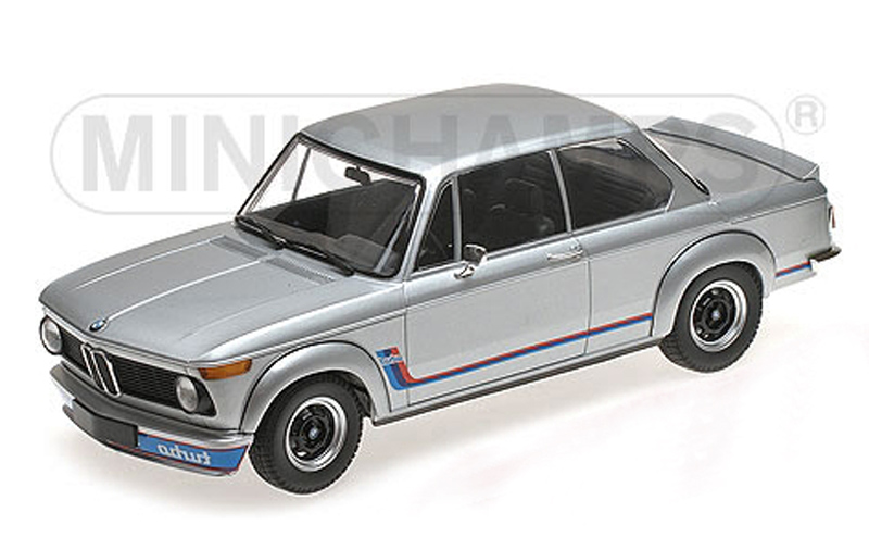 BMW 2002 E20 2002 Turbo 1973 silber metallik 1:18 BMW 2002 E20 2002 Turbo 1973 silber metallik 1:18